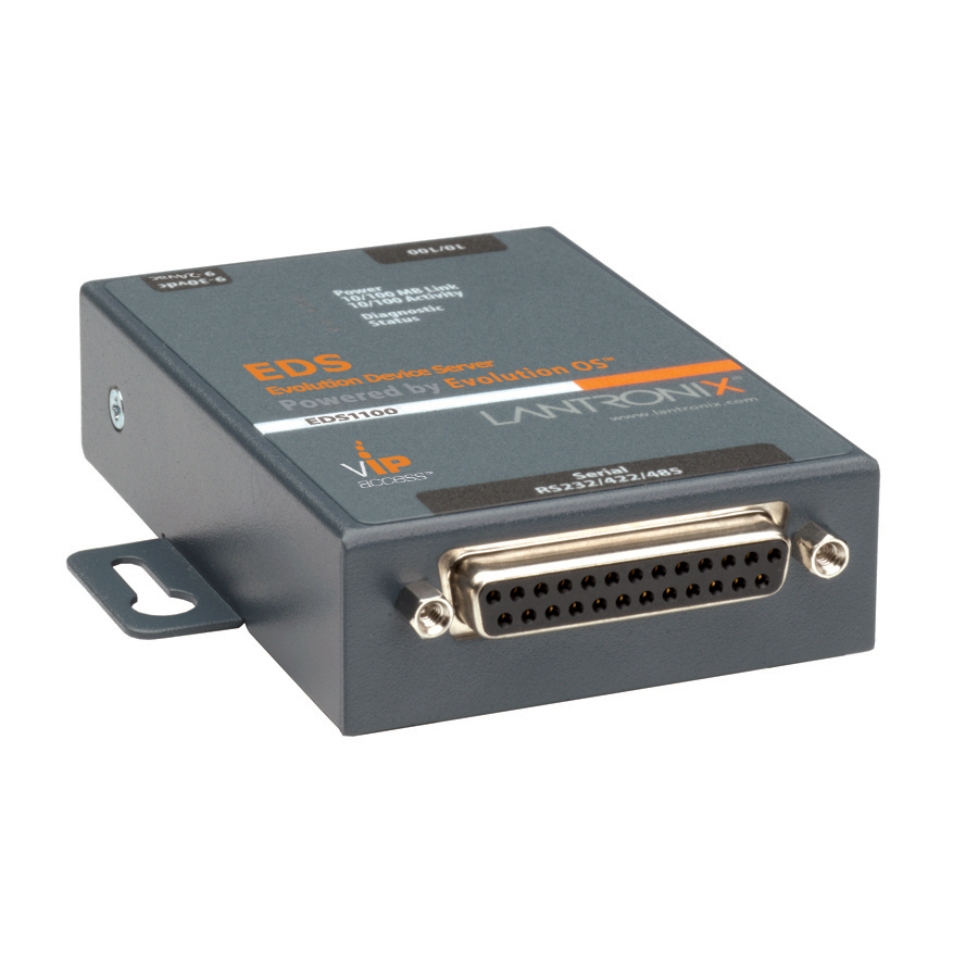 Lantronix EDS1100 one-port secure device server with international power supply