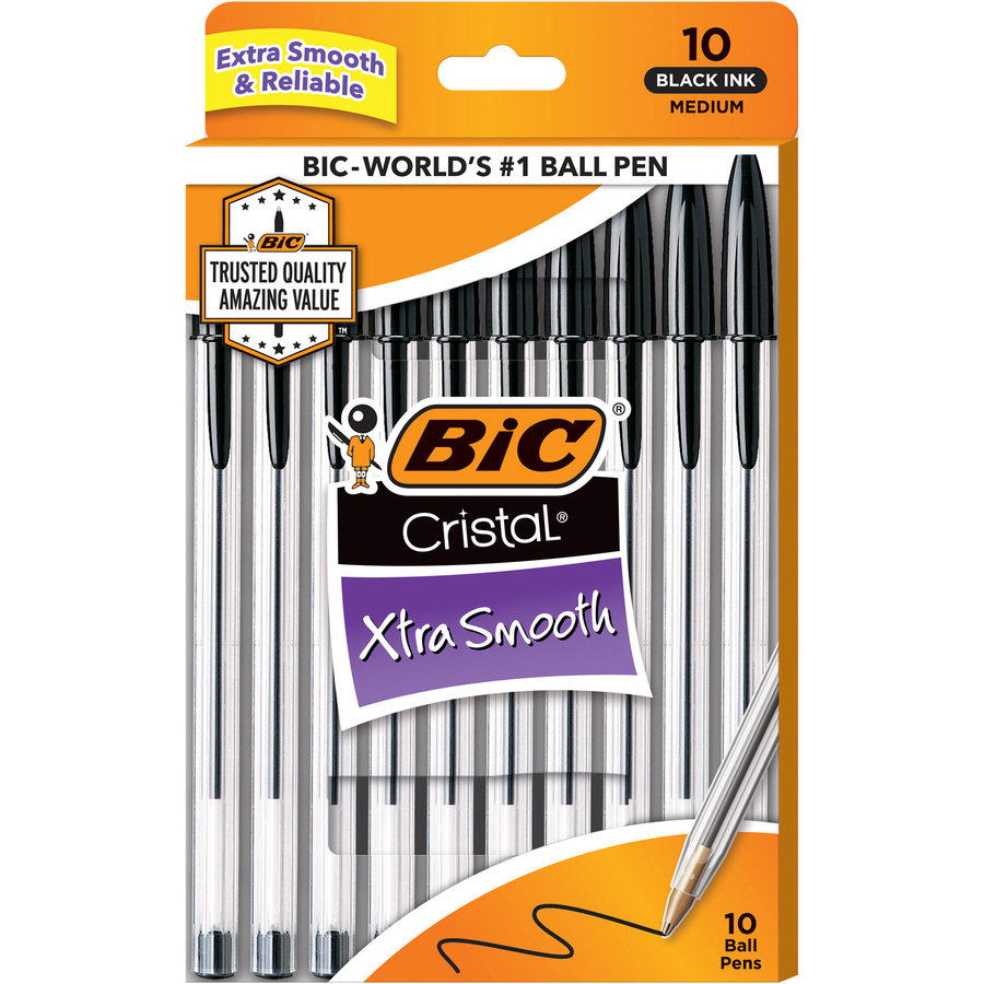 BiC Cristal Original 1.0 mm Ball Pen Pack of 10