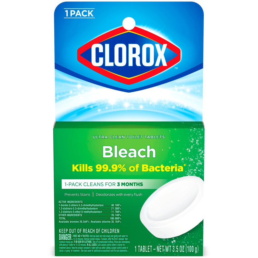 Clorox Ultra Clean Toilet Tablets Bleach | Stinsons Stationers