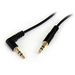StarTech Slim to Right Angle Stereo Audio Cable-M/M, 1-Feet (3.5mm) (MU1MMSRA)