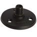 SHURE A13HD Heavy-Duty Mounting Flange for Gooseneck and Shaft Microphone Mounts (Matte Black)