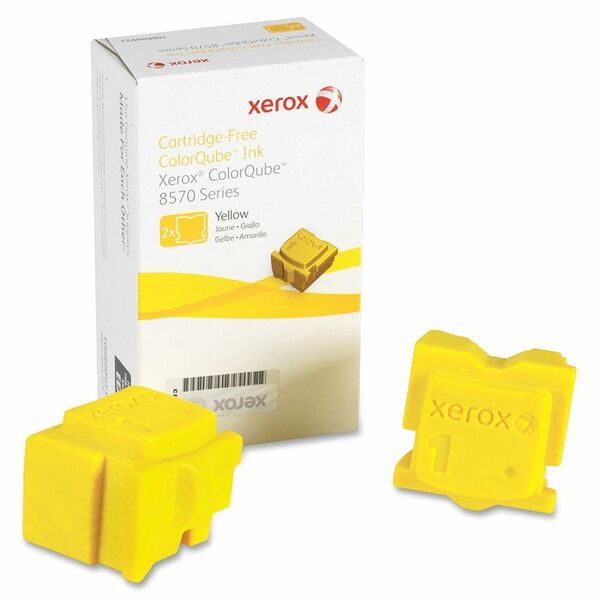 XEROX 108R00928 Yellow Solid Ink Stick (2 Pk) for ColorQube 8570/8580
