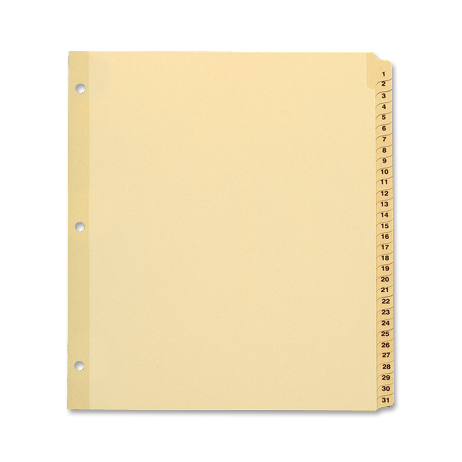 TOPS Preprinted Tab Divider