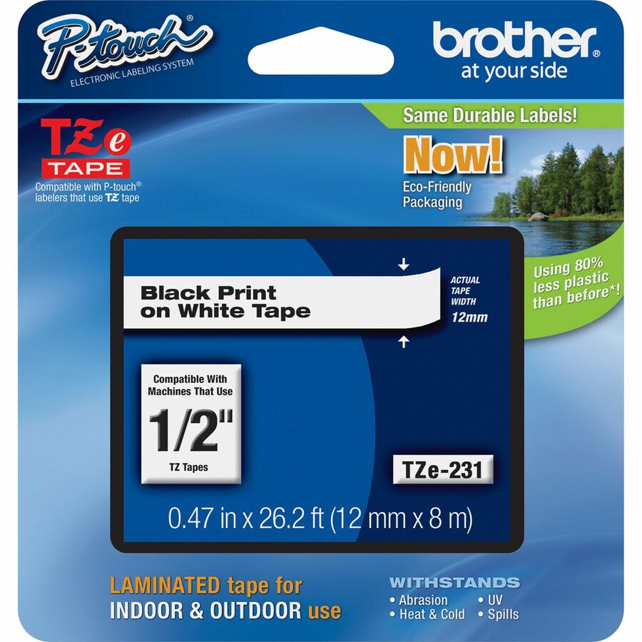 2610C 2700 5x Label Tape 12mm für BROTHER P-Touch 2600