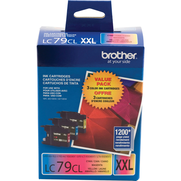 BROTHER LC-79 XXL Tri-Color Ink Cartridge