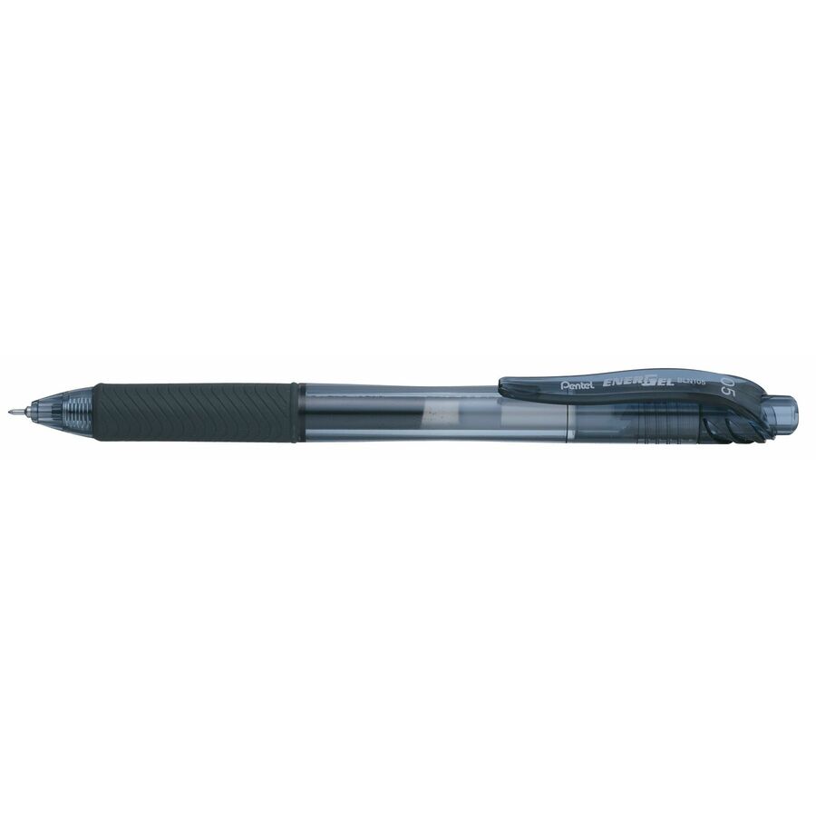 Retractable Stainless Steel Ballpoint Gel Pens,0.5mm Fine Point