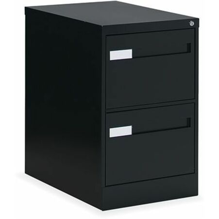 2600 Plus Series 2 Drawer Vertical File, Legal, Black
