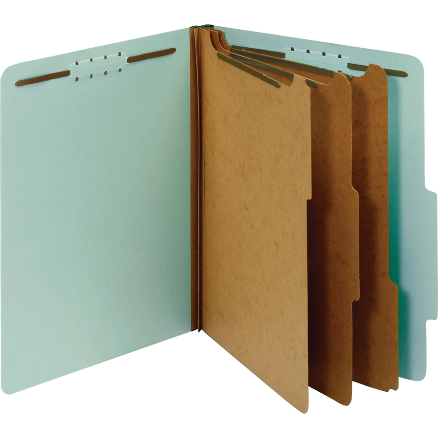 Pendaflex 2/5 Tab Cut Letter Recycled Classification Folder ...