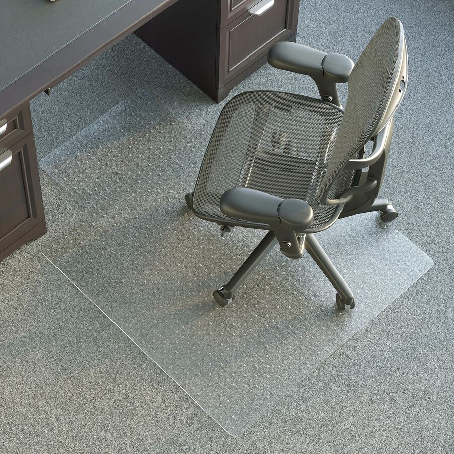 Realspace™ Chair Mat For Thin CommercialGrade Carpets, Economy