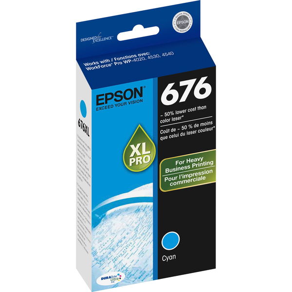 EPSON 676 XL Cyan Ink Cartridge