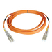 Tripp Lite Fiber Optic Cable Duplex Multimode 62.5/125 Fiber Patch Cable (LC/LC), 61M (200-ft.)  (N320-61M)