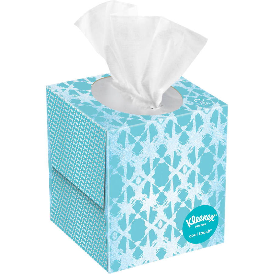 KCC29388BX : Kleenex® Kleenex Cool Touch Facial Tissue - 3 Ply - White ...