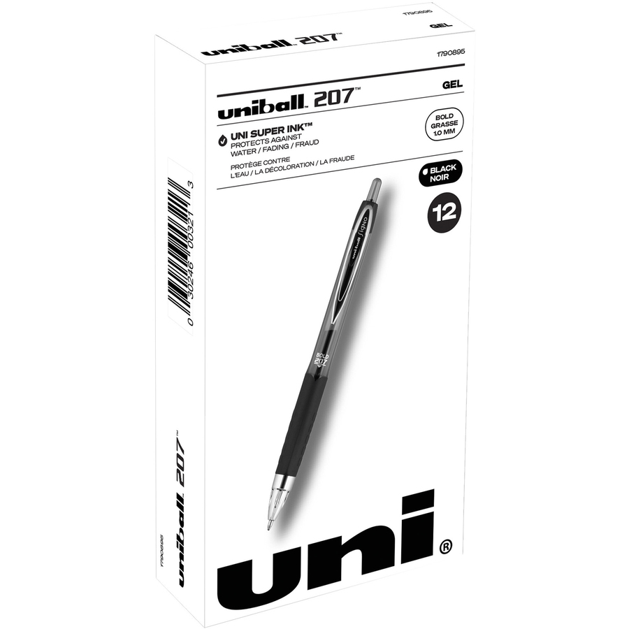 UBC1790895 - uni-ball Signo 207 Gel Bold Ink Pens Bold Pen Point