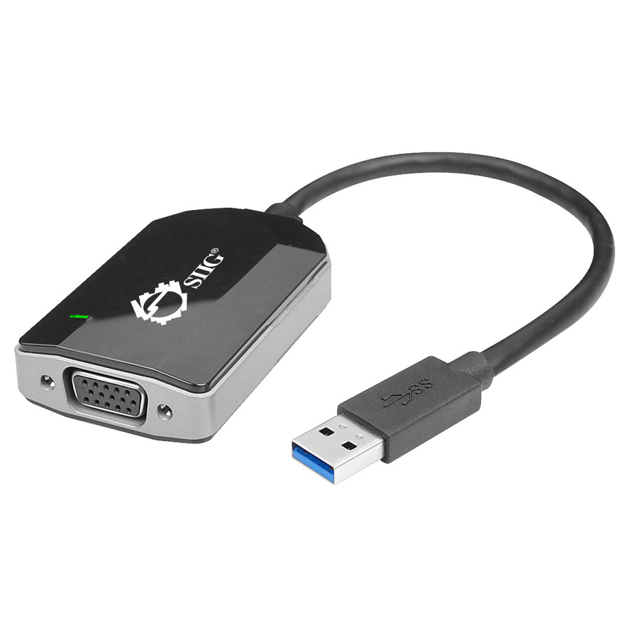 VIDEO ADAPTER - USB 3.0 LEFT CONNECTOR - MALE LEFT GENDER - VGA RIGHT CONNECTOR