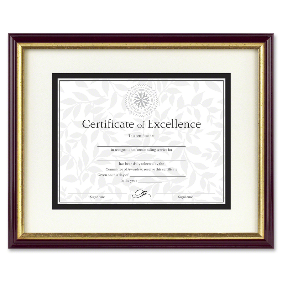 DAX2703S2RX DAX® Document/Certificate Frame With Mat, Frame Size 15.