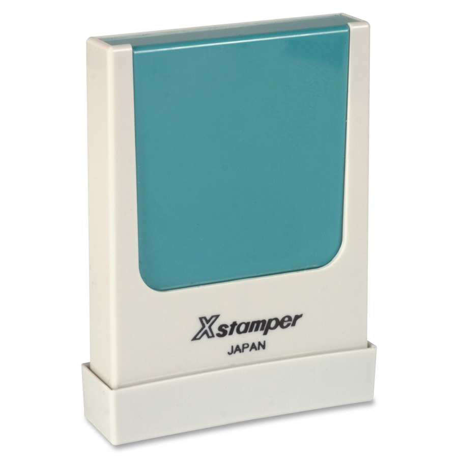 Xstamper Two-Color Custom Stamp - Custom Message Stamp