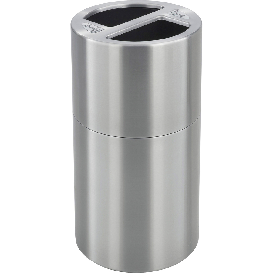 Safco At-Your-Disposal Open-Top Square Waste Receptacle, Black (38 gal)