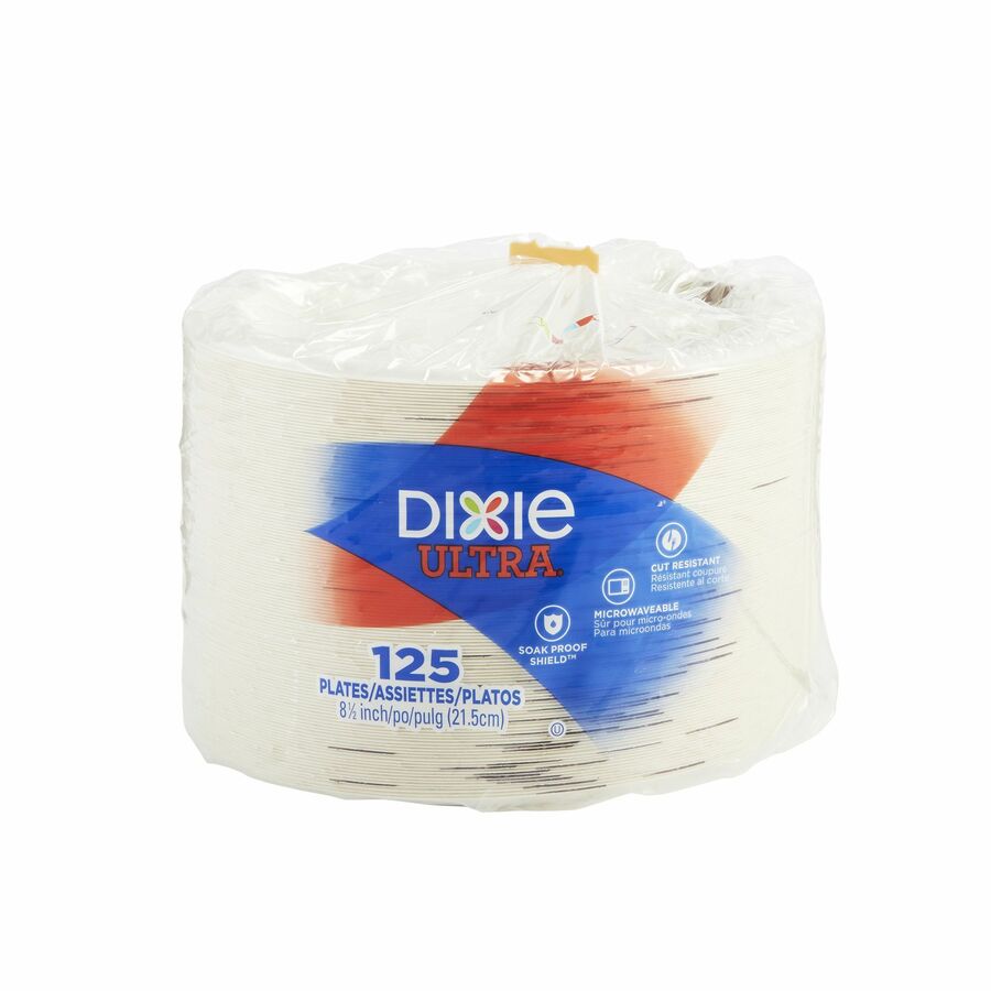 Dixie Basic 8 12 Lightweight Paper Plates by GP Pro Microwave Safe