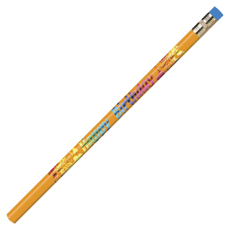 12/DZ MPD7862B No.2 Assorted Moon Products Wood Pencil Second Graders Are No.1 