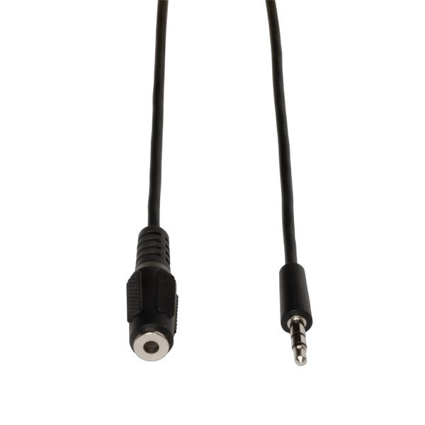 Tripp Lite 10ft 3.5mm M/F Mini-Stereo Audio Extension Cable -Black(P311-010)
