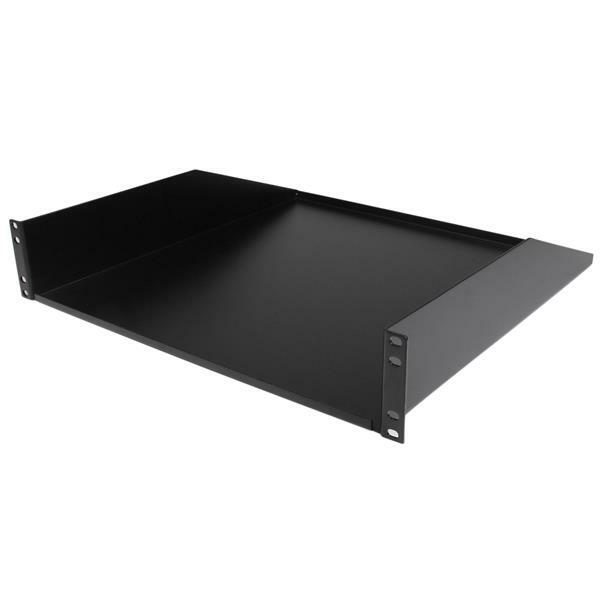StarTech 1U Rack Mount Cantilever Rack Cabinet Shelf (CABSHELFHD) - Capacity 125 lbs/ 56kg
