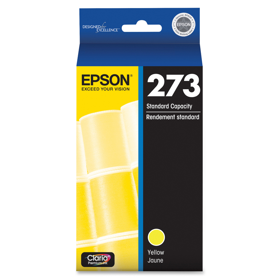 Epson Claria 273 Original Standard Yield Inkjet Ink Cartridge - Yellow - 1 Each