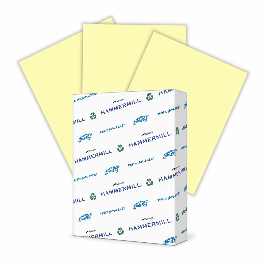 Color Paper, 24lb, 11 x 17, Solar Yellow, 500 Sheets