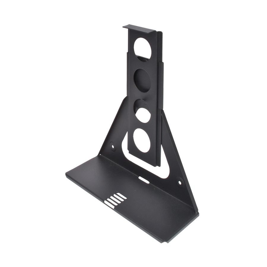 RACK SOLUTIONS universal wall mount for PC towers mounted on a wall