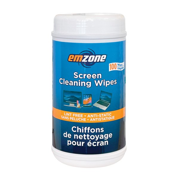Emzone LCD, LED & Plasma Screen Cleaning Wipes Tub (47090)