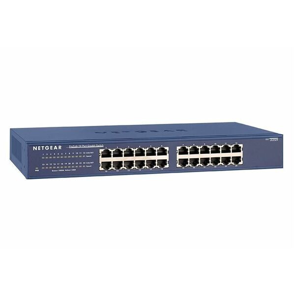 NETGEAR (JGS524NA) Unmanaged Gigabit Ethernet Switch 24 ports O