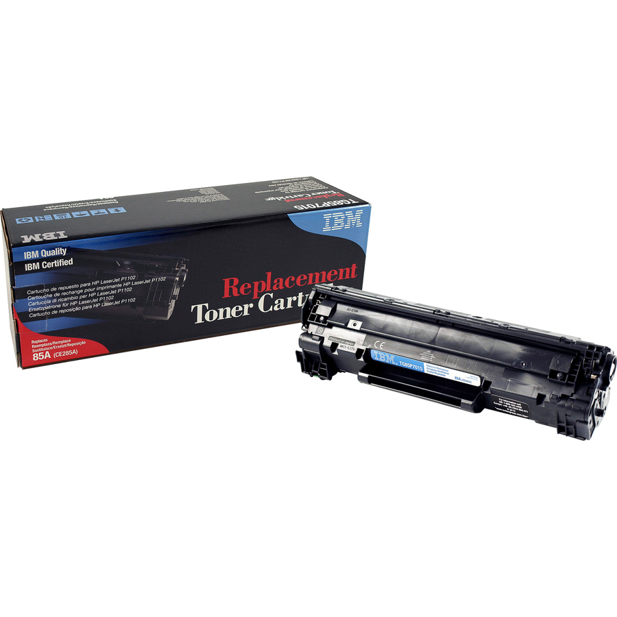 IBM Remanufactured Laser Toner Cartridge - Alternative for 85A (CE285A) - Black - 1 Each - Laser - 1 Each Filo CleanTech