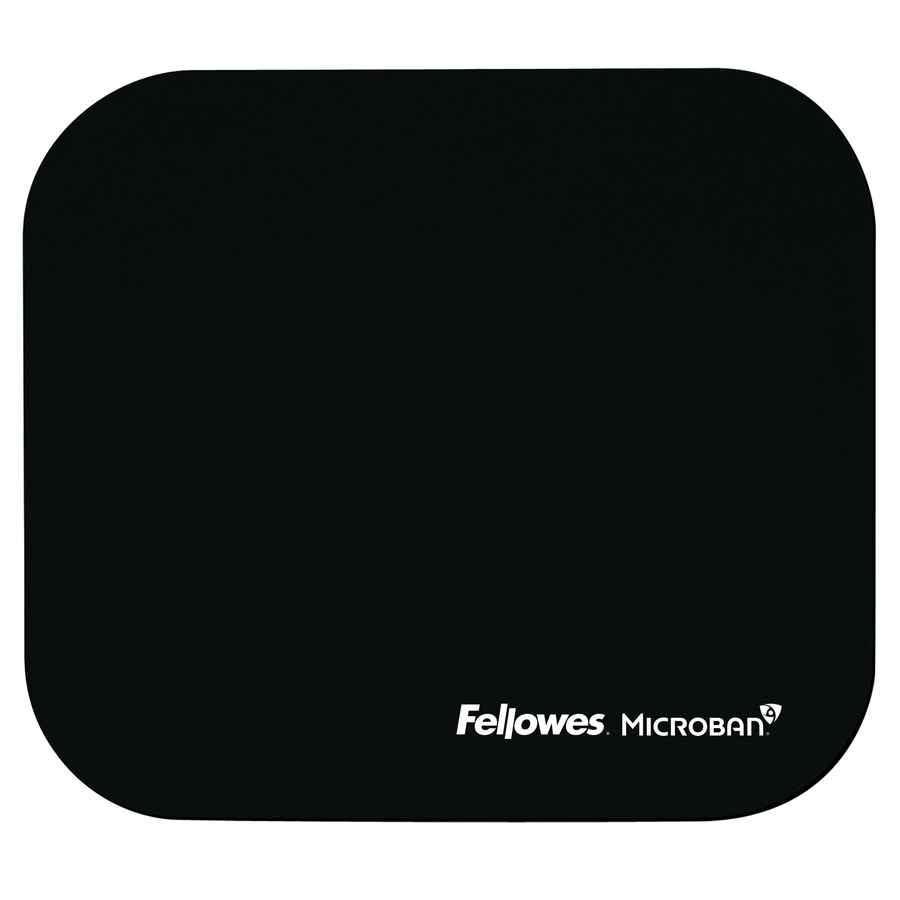 Fellowes Gel Wrist RestMouse Pad Fabric Black - Office Depot