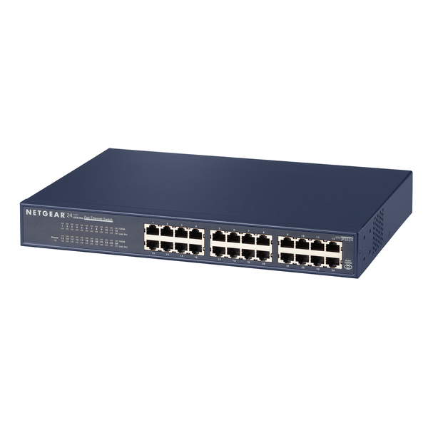 NETGEAR (JFS524-200NAS) ProSafe 24-Port 10/100 Mbps Fast Ethernet Switch