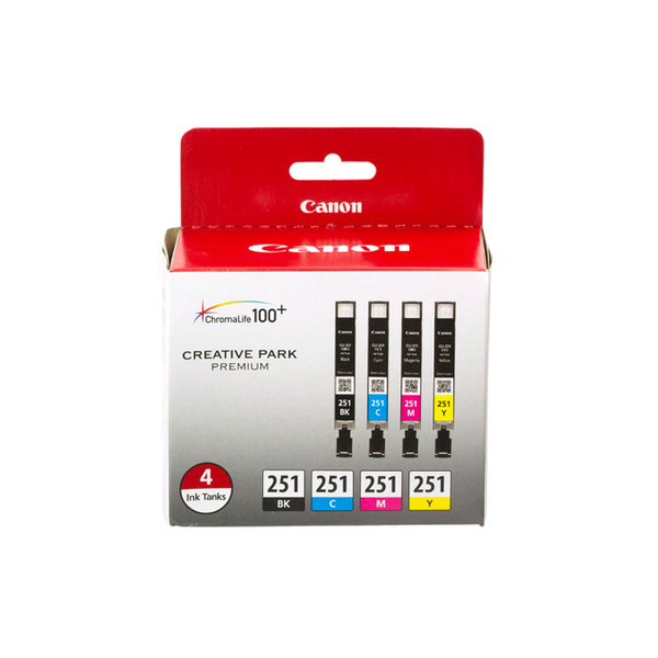 CANON CLI-251 Black and Colour Ink Cartridge Value Pack
