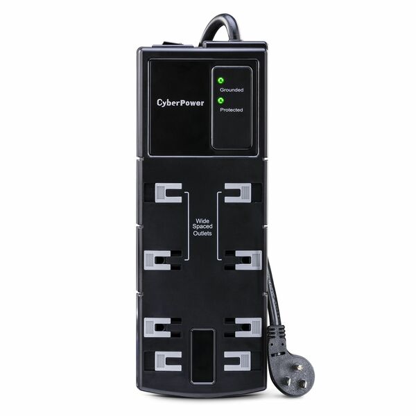 CYBERPOWER CSB806 8-Outlets 1800-Joules Surge Protector - 6ft Cord