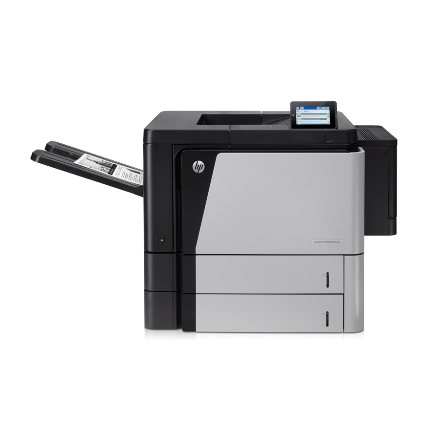 HP LaserJet Enterprise M806DN Desktop Laser Printer - Monochrome - 56 ppm Mono - 1200 x 1200 dpi Print - Automatic Duplex Print - 1100 Sheets Input - Ethernet - HP ePrint, Apple AirPrint - 300000 Pages Duty Cycle - Plain Paper Print - Gigabit Ethernet - U