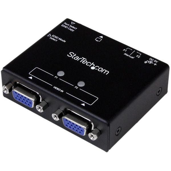 STARTECH 2-Port VGA Auto Switch Box with Priority Switching&EDID Copy