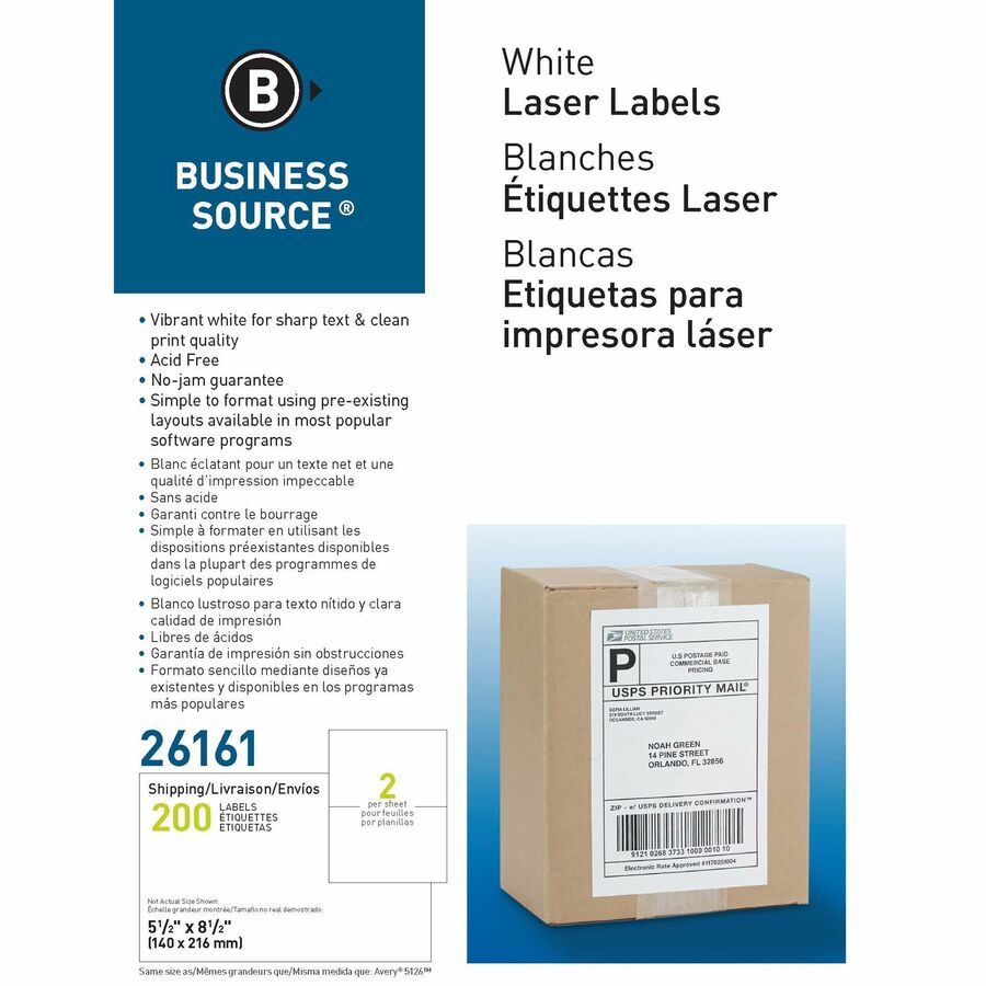 500 Shipping labels Sheets & 1 Roll of Tape, 1000 labels. (2) label & 2 Mil  tape