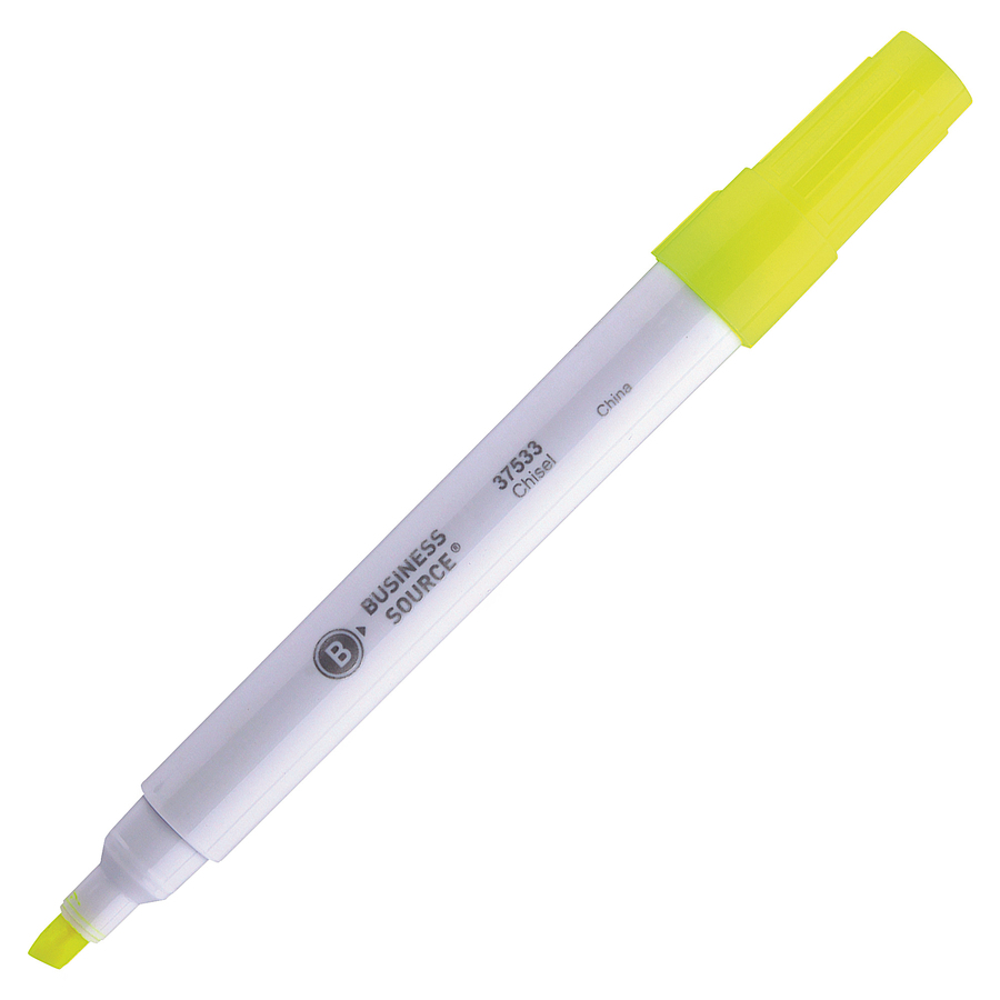 BAZIC Highlighter Marker Pen, Pastel Color Chisel Tip Highlighters  (3/Pack), 2-Packs 