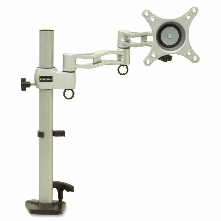 DAC&reg; MP-199 Mounting Arm for Flat Panel Display, Monitor - Silver, Black - Landscape/Portrait