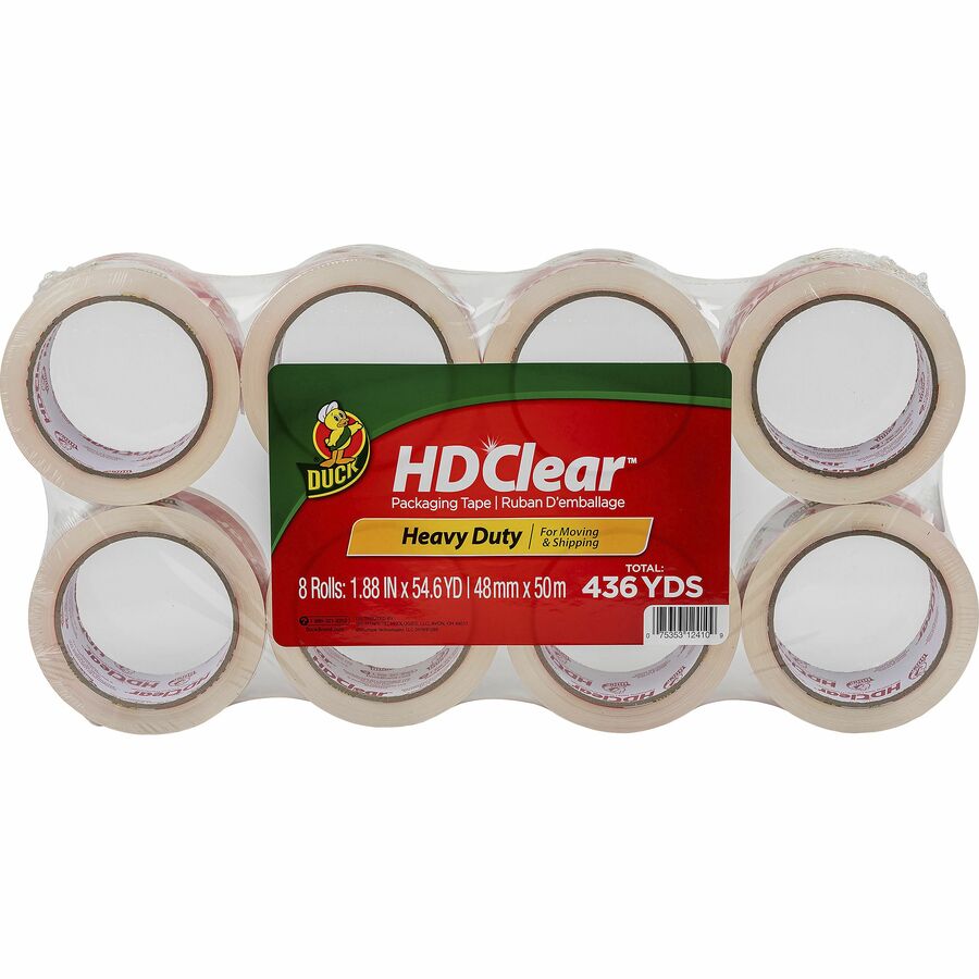 Duck HDClear Packaging Tape, Heavy Duty