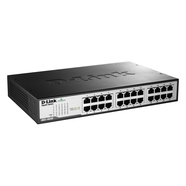 D-LINK Business (DGS-1024D) 24-Port 10/100/1000 Desktop Switch