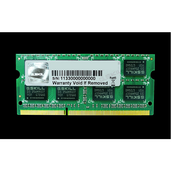 G.SKILL SQ Series 4GB DDR3 1333MHz Laptop Memory