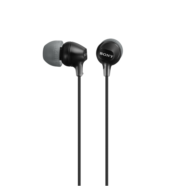 SONY MDR-EX15LP In-Ear Headphones, Black