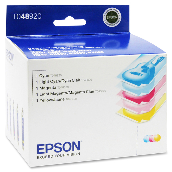 Epson 48 C/LC/M/LM/Y 5-Pack Ink Cartridge