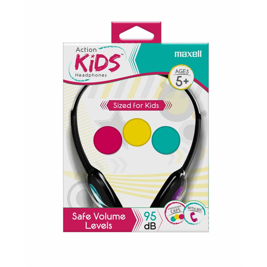 Volume limiting, maximum of 95dB, durable design for active kids 6 yrs +! Resists sweat and protects against moisture damage. I