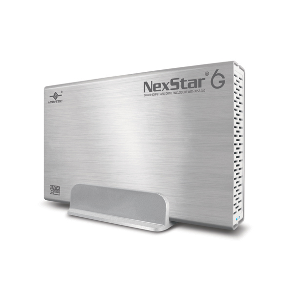 VANTEC NexStar3 3.5" SATA3 6Gbps to USB3.0 HDD Enclosure, Silver