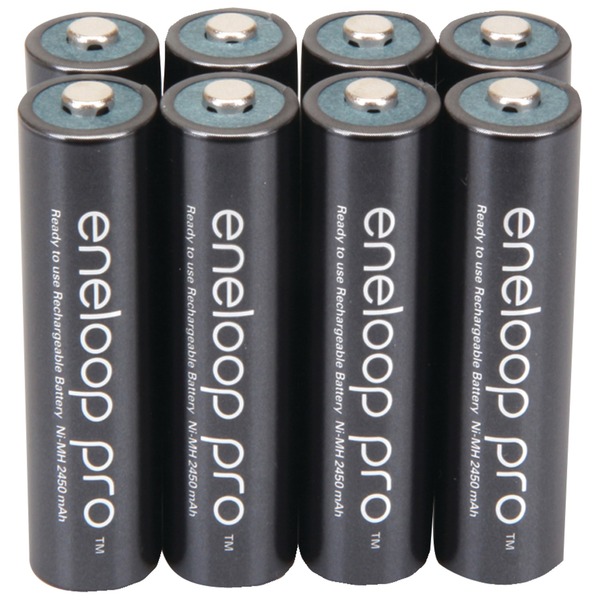 PANASONIC Eneloop Pro AAA 950mAh Rechargeable Batteries 8 pack