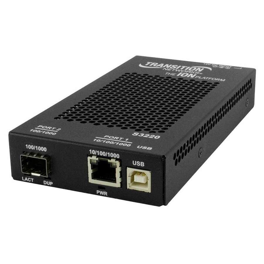 Lantronix S3220-1014 stand-alone Gigabit Ethernet remotely managed NID
