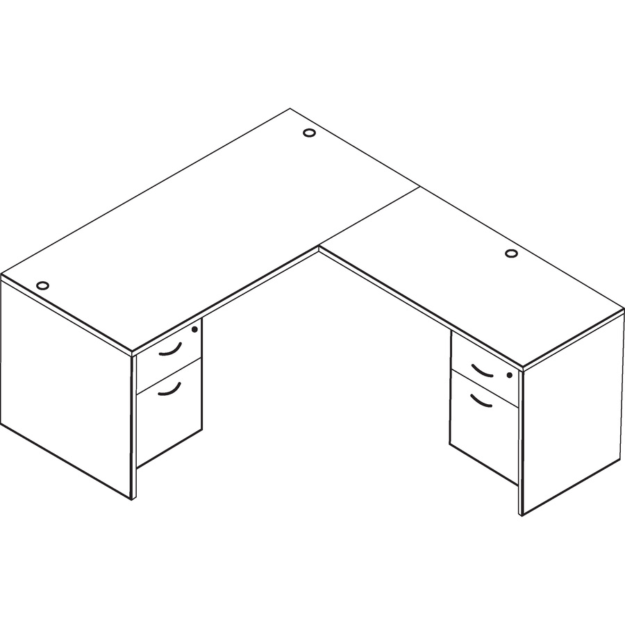 Poste de travail en L Lodi TYP32 - OSP Furniture